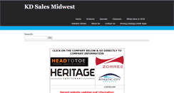 Desktop Screenshot of kdsalesmidwest.com